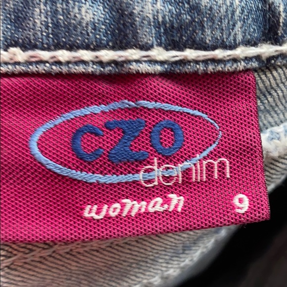 Funky czo jeans distressed size 9 boot cut - Picture 6 of 7